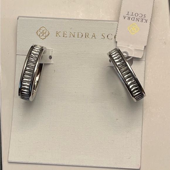 NWT Kendra Scott Jack Gold Hoop Earrings - Picture 8 of 13